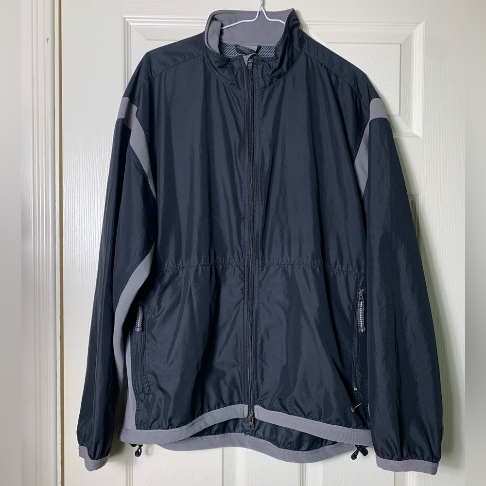 Vintage Nike | Spring 2003 Grey / Black Stretch Panel Track Jacket - Large